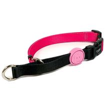 Coleira Martingale Brabus Dog Rosa e Preta