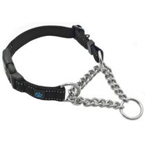 Coleira Martingale Max e Neo em aço inoxidável para cães grandes