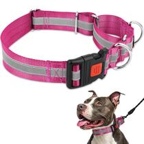 Coleira Martingale Mayerzon 1,5 de largura refletiva para cães grandes