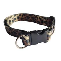 Coleira Para Cachorro Ajustável Animal Print Oncinha Coleira Para Cachorro Ajustável Animal Print Oncinha