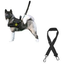 Coleira Para Cachorro Grande Com Cinto De Segurança Pet Peitoral Para Cães Com Alça Resistente E Guia De Passeio Coleira Para Cachorro Grande Com Cinto De Segurança Pet Peitoral Para Cães Com Alça Resistente E Guia De Passeio