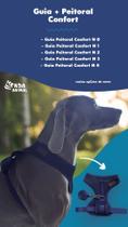 Coleira Para Cachorro Guia + Peitoral Conforto Total N4