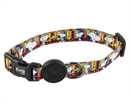 Coleira para Cachorro Snoopy Stripe Zooz Pets Regulável Coleira para Cachorro Snoopy Stripe Zooz Pets Regulável