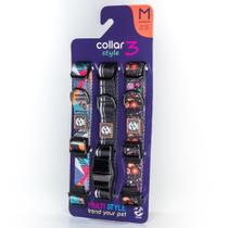 Coleira para cachorro ZCARE com 3 estilos Modern Média