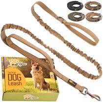 Coleira para cães ADITYNA Heavy Duty Bungee reflexiva de 1,8 m a 2,3 m