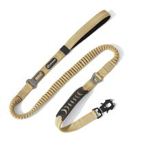 Coleira para cães AIRUIDOG Heavy Duty Tactical Bungee 4-6 pés marrom Coleira para cães AIRUIDOG Heavy Duty Tactical Bungee 4-6 pés marrom