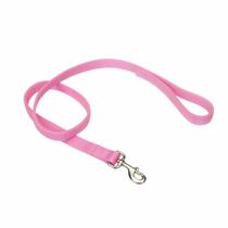 Coleira para cães Coastal Bolt Snap Nylon rosa 2,5 cm x 1,8 m