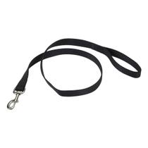 Coleira para cães Coastal de camada única preta 1,9 cm x 1,8 m