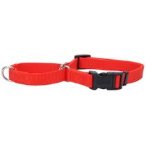 Coleira para cães Coastal Martingale antiderrapante ajustável vermelha 1x25 cm