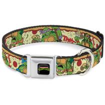 Coleira para cães com fivela e cinto de segurança Teenage Mutant Ninja Turtles