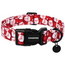 Coleira para cães DOGWONG XL Algodão Vermelho Natal