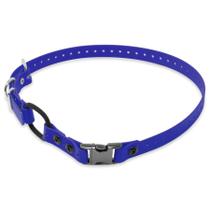 Coleira para cães Educator Quick Snap Bungee Biothane à prova d'água azul