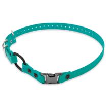 Coleira para cães Educator Quick Snap Bungee Biothane Teal 3/4