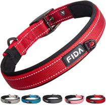 Coleira para cães Fida Heavy Duty Ultra Confortável Acolchoada em Neoprene