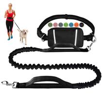 Coleira para cães Hands Free LANNEY Waist Running com bolsa para cães