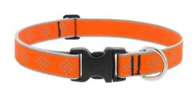 Coleira para cães Lupine Pet Reflective Orange 2,5 cm de largura 41-71 cm Coleira para cães Lupine Pet Reflective Orange 2,5 cm de largura 41-71 cm