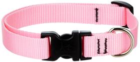Coleira para cães LupinePet Basics rosa ajustável 23-36 cm