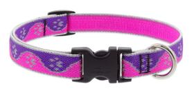 Coleira para cães LupinePet Reflective Ajustável 23-36 cm rosa Coleira para cães LupinePet Reflective Ajustável 23-36 cm rosa