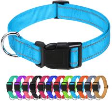 Coleira para cães TagMe de nylon reflexivo com fivela de liberação rápida Coleira para cães TagMe de nylon reflexivo com fivela de liberação rápida