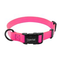 Coleira para cães Tiger Tail Urban Nomad Impermeável Rosa Média