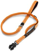 Coleira para cães TINMARDA Heavy Duty com absorção de choque de 4 a 6 pés laranja