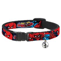 Coleira para gatos com fivela Amazing Spider Man com 20 a 30 cm de largura Coleira para gatos com fivela Amazing Spider Man com 20 a 30 cm de largura