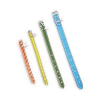 Coleira para Pet de Nylon Nº1 29cm - Fivela de Metal e 6 Furos de Regulagem