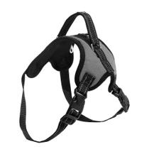 Coleira Peitoral Air Pull para cachorro Mimo P Cinza PP320