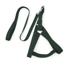 Coleira Peitoral Ajustável com Guia Reforçada para Cachorro Porte Médio e Grande Passeio Seguro Coleira Peitoral Ajustável com Guia Reforçada para Cachorro Porte Médio e Grande Passeio Seguro
