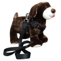 Coleira Peitoral Americano Premium 25mm Preto Nº 7 - Nicapet