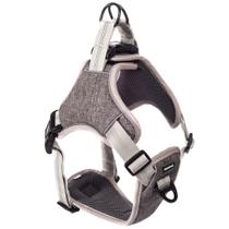 Coleira Peitoral Antipuxão para Cachorro MADOG Comfort CINZA