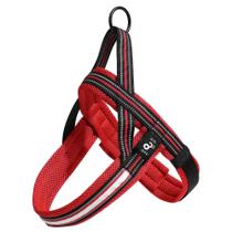 Coleira Peitoral c/ LED para cachorro ajustável Vermelha Tam. P Mimo