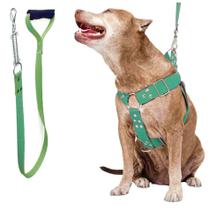 Coleira Peitoral Cachorro Guia Adaptador Fila Pastor extra grande