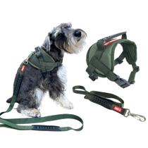Coleira Peitoral Colete com Guia para Cachorro - Tamanhos variados