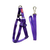 Coleira Peitoral com Guia para Cachorro Modelo Regulagem Traseira