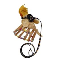 Coleira Peitoral com Guia Passeio para Aves Calopsita Porte Semelhante