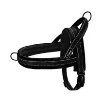 Coleira Peitoral Grande Refletiva Acolchoada Anti-Puxão Para Cães Pequenos E Médios, Colete De Nylon