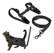 Coleira Peitoral Para Gatos Coleira Com Guia Super Ofertas