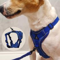 Coleira Peitoral Peiteira Antipuxão Guia Para Cachorros Pequenos Gato Pet