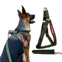 Coleira Peitoral Prático com Guia para Cachorro