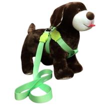 Coleira Peitoral Premium Seda Verde Nº 3 - Nicapet