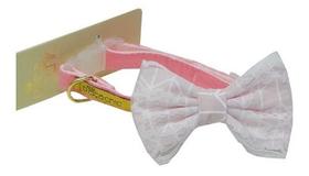 Coleira Pet Com Laço Elegante Pata Chic P M G Coleira Pet Com Laço Elegante Pata Chic P M G