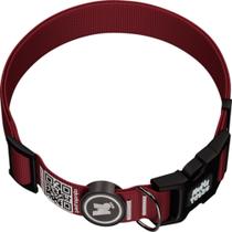 Coleira premium p frutas vermelhas com qr code