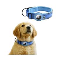 Coleira Refletiva Acolchoada Para Cães Com Suporte Para AirTag, Coleira Ajustável Para Cães Coleira Refletiva Acolchoada Para Cães Com Suporte Para AirTag, Coleira Ajustável Para Cães