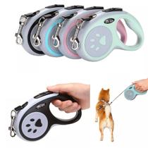 Coleira Retrátil controle total para seu pet com Trava