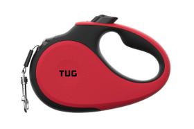 Coleira retrátil para cães TUG 360, fita de nylon de 16 pés sem emaranhados