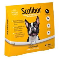 Coleira Scalibor Antiparasitária para Cães Auxilia no Controle de Infestações de Carrapatos, Pulgas e Mosquitos Leishmaniose 48cm 19g Coleira Scalibor Antiparasitária para Cães Auxilia no Controle de Infestações de Carrapatos, Pulgas e Mosquitos Leishmaniose 48cm 19g