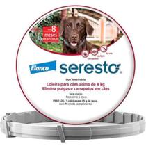 Coleira Seresto Anti Pulgas E Carrapatos Acima 8 Kg - Elanco