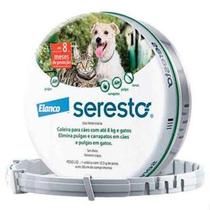 Coleira Seresto Elanco Antipulgas e Carrapatos