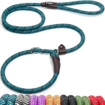 Coleira Slip Lead para cães Fida Durable 1,8 m x 1,3 cm, nylon, azul